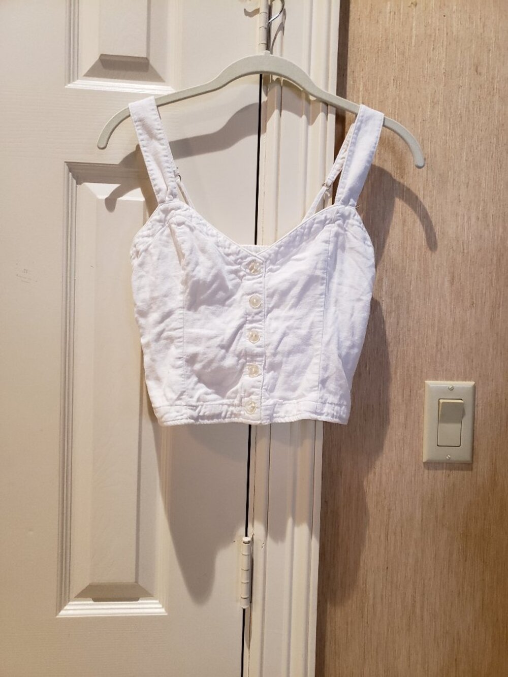 Abercombie & Fitch White Top  - S